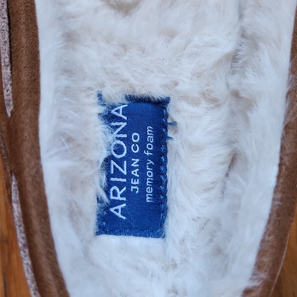 Arizona Jean Co. Women Slippers Moccasin Mellow Brown Memory Foam US Size 9.5 - Picture 3 of 5